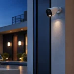 Telecamere da interno, esterno e solare installate in una casa italiana