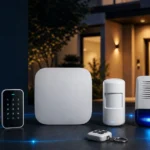 Kit allarme completo con hub tastiera sirena e sensori per proteggere casa