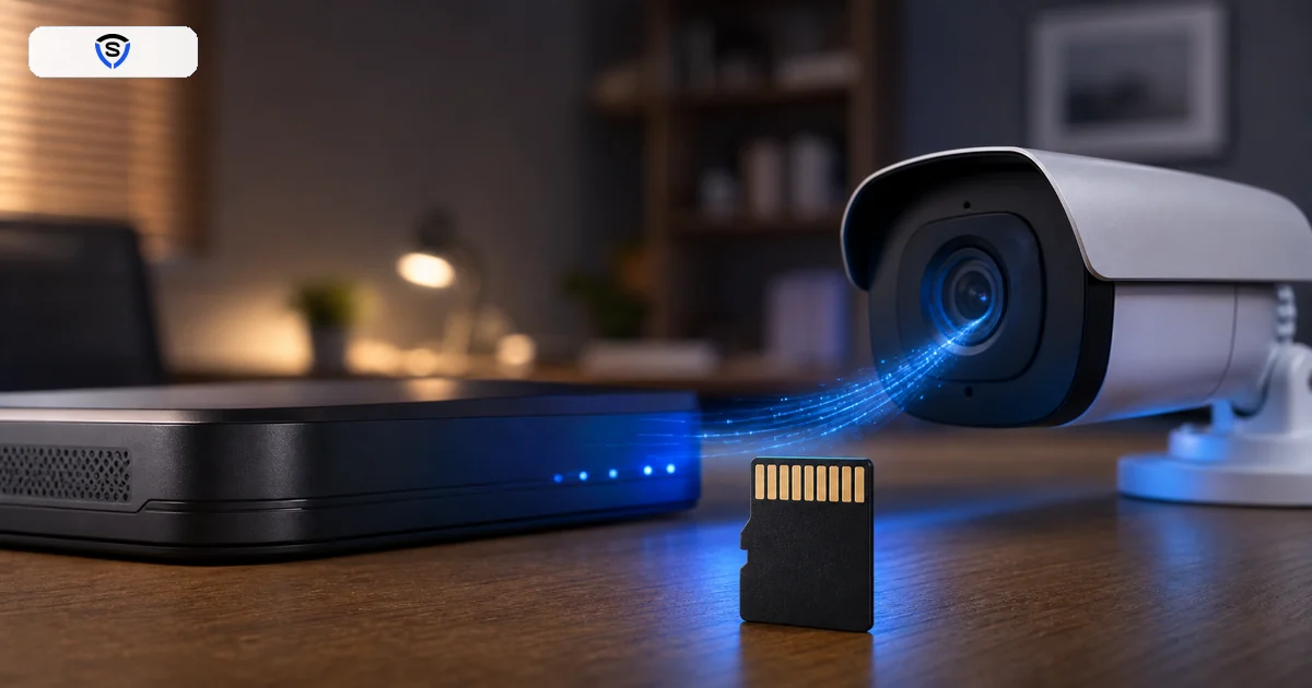 Scheda microSD per telecamera di sicurezza e registratore video domestico