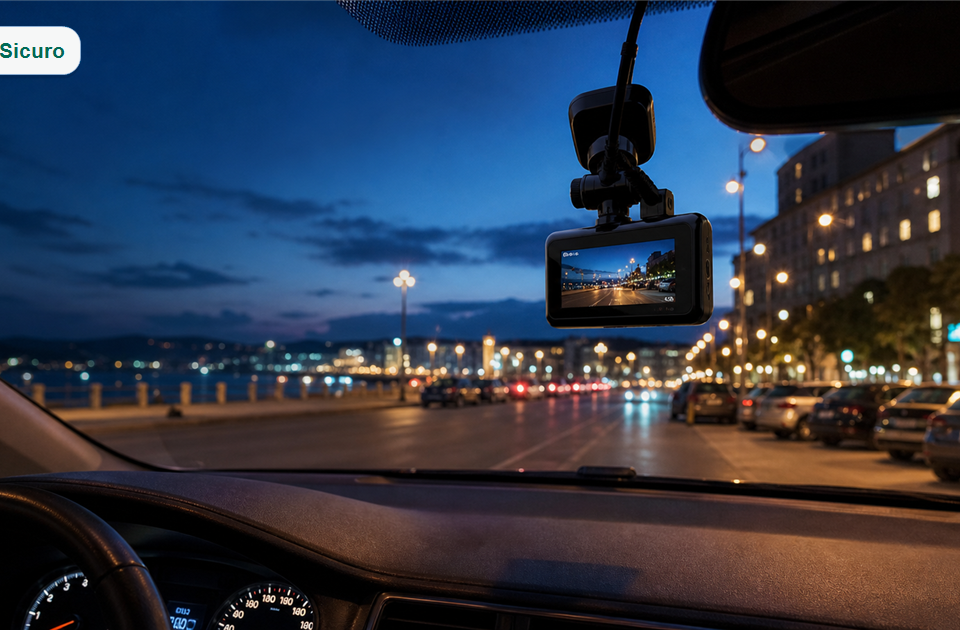 Cover ViviSicuro con dashcam auto per guida migliori dashcam