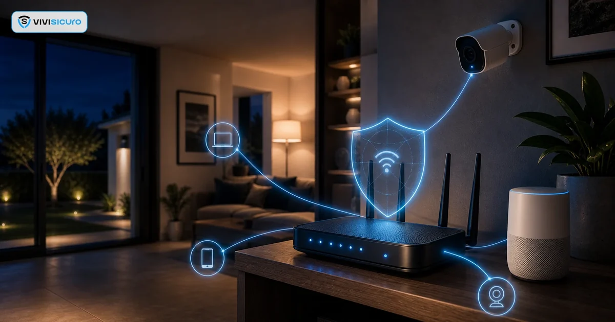 Copertina ViviSicuro per Rete smart home sicura: router, password e dispositivi IoT