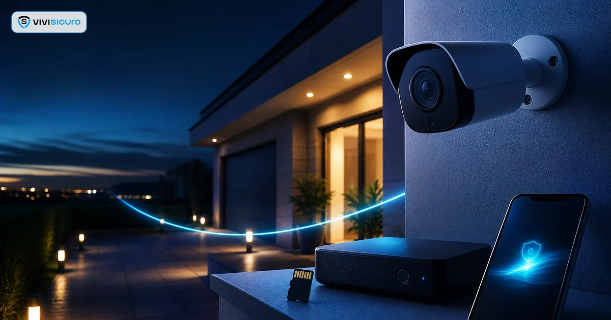 Copertina ViviSicuro per Telecamere di sicurezza senza abbonamento: come scegliere cloud, SD e registrazione locale