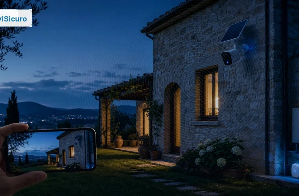 Sensore allagamento WiFi per seconda casa con protezione ViviSicuro