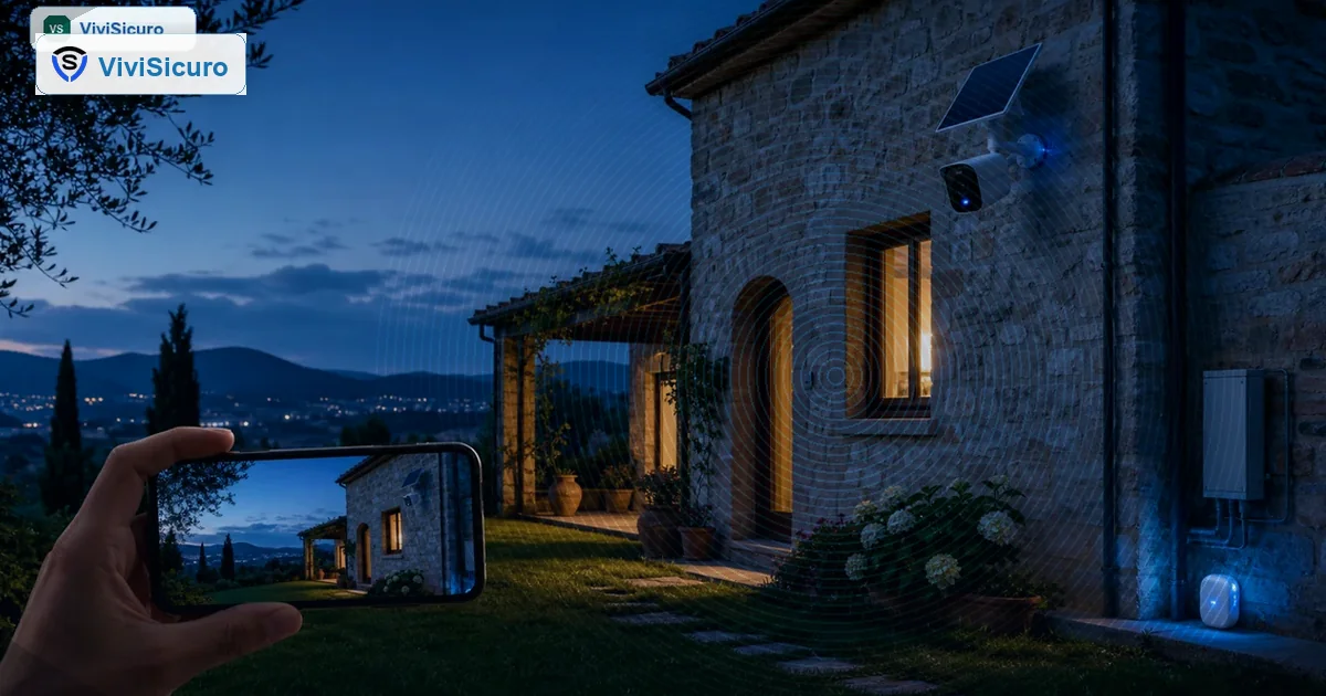 Casa al mare o in montagna protetta con controllo a distanza ViviSicuro