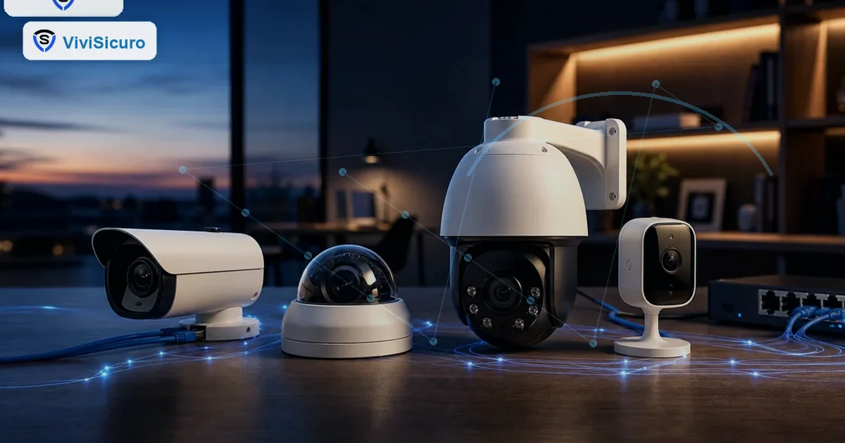 Telecamera di sicurezza con zone di movimento e rilevamento intelligente